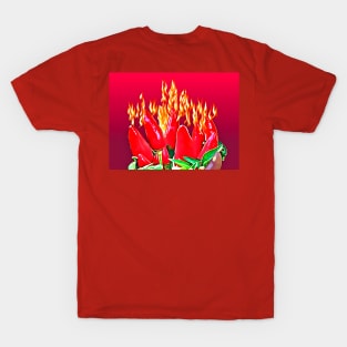 Flaming Chilies T-Shirt